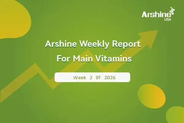 2026 Arshine Weekly Report For Main Vitamins Jan 5-Jan 9 / Week 2 of 2026